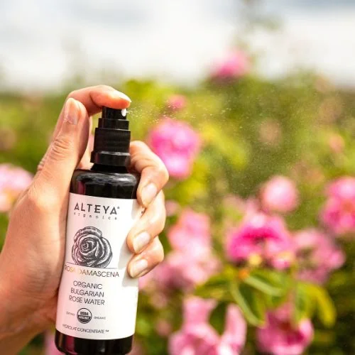 Alteya Organics Ružová voda BIO sprej sklo Violet Glas 100 ml