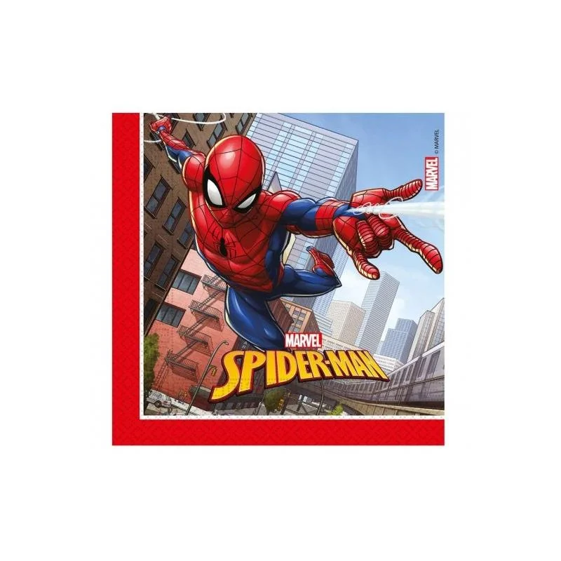 Servítky Spiderman 33x33cm 20ks