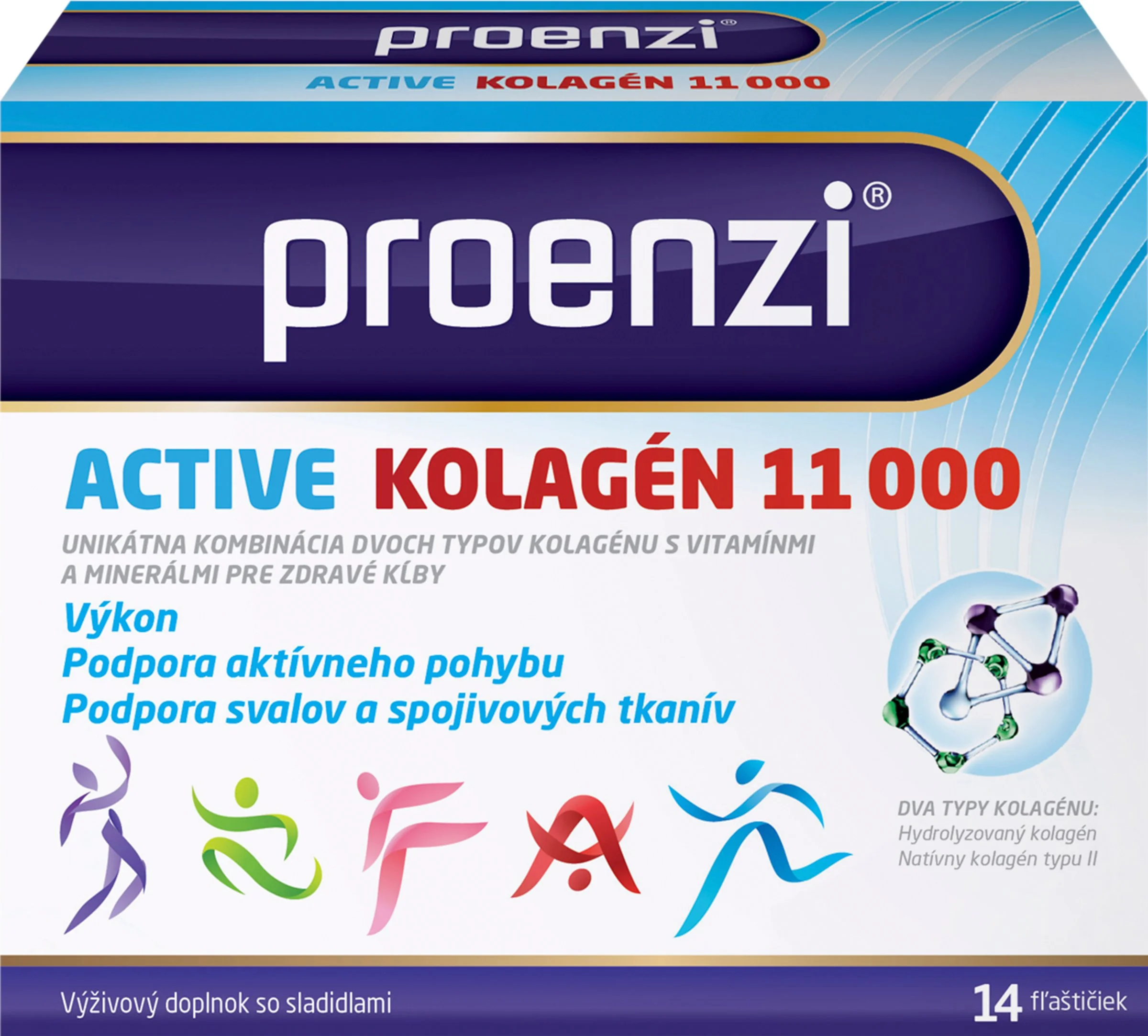 PROENZI ACTIVE KOLAGEN 11000 1×14 ks, fľaštičky