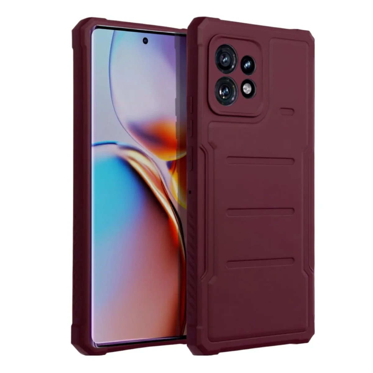Odolné puzdro Heavy Duty pre Motorola Moto G53 5G - Červená