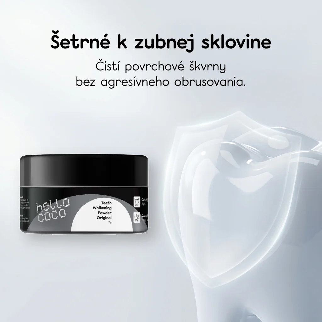 Hello coco  Bieliaci prášok na zuby originál 15 g