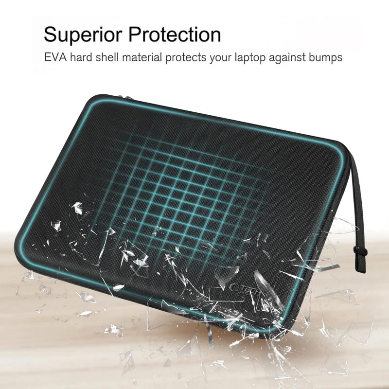 Tech-Protect Hard Pouch obal na notebook 13-14'', čierny