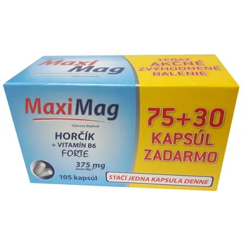 MaxiMag 1×75+30 cps, výživový doplnok