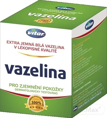 VITAR Vazelína extra jemná biela 1×110 g, vazelína