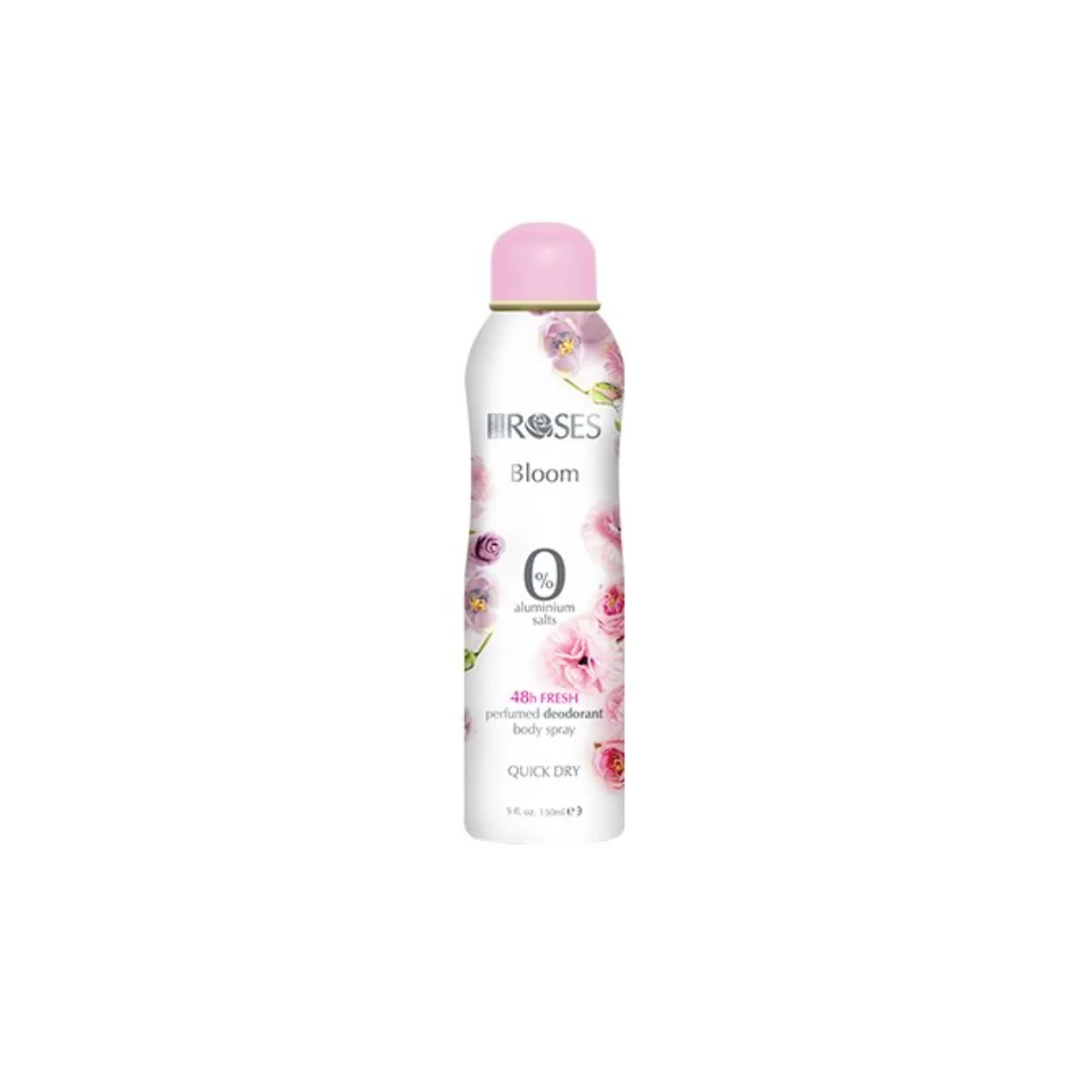 ROSES BLOOM Parfumovaný dezodorant s jemnou a očarujúcou vôňou 150 ml - NATURE OF AGIVA