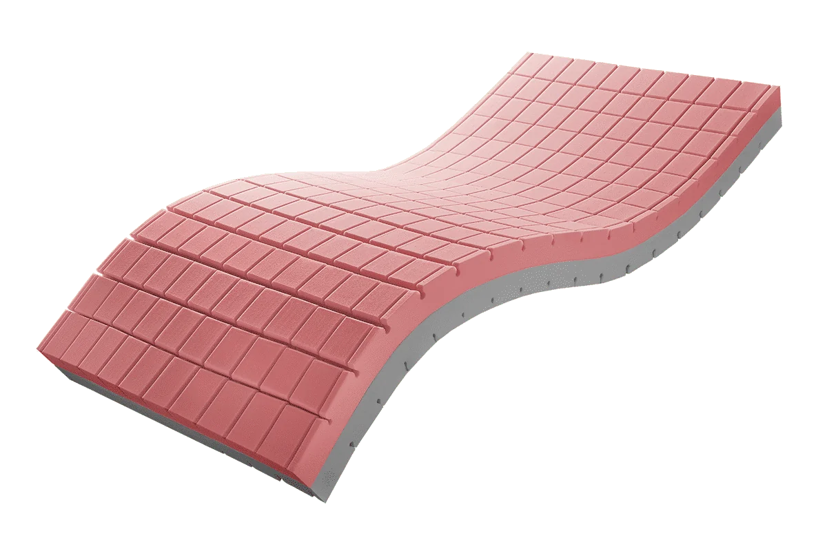 Matrac Benab Medical Classic S1 H3 / H4 80 x 200 cm Penový matrac 12 cm antidekubitné sendvičový zónová ortopedické