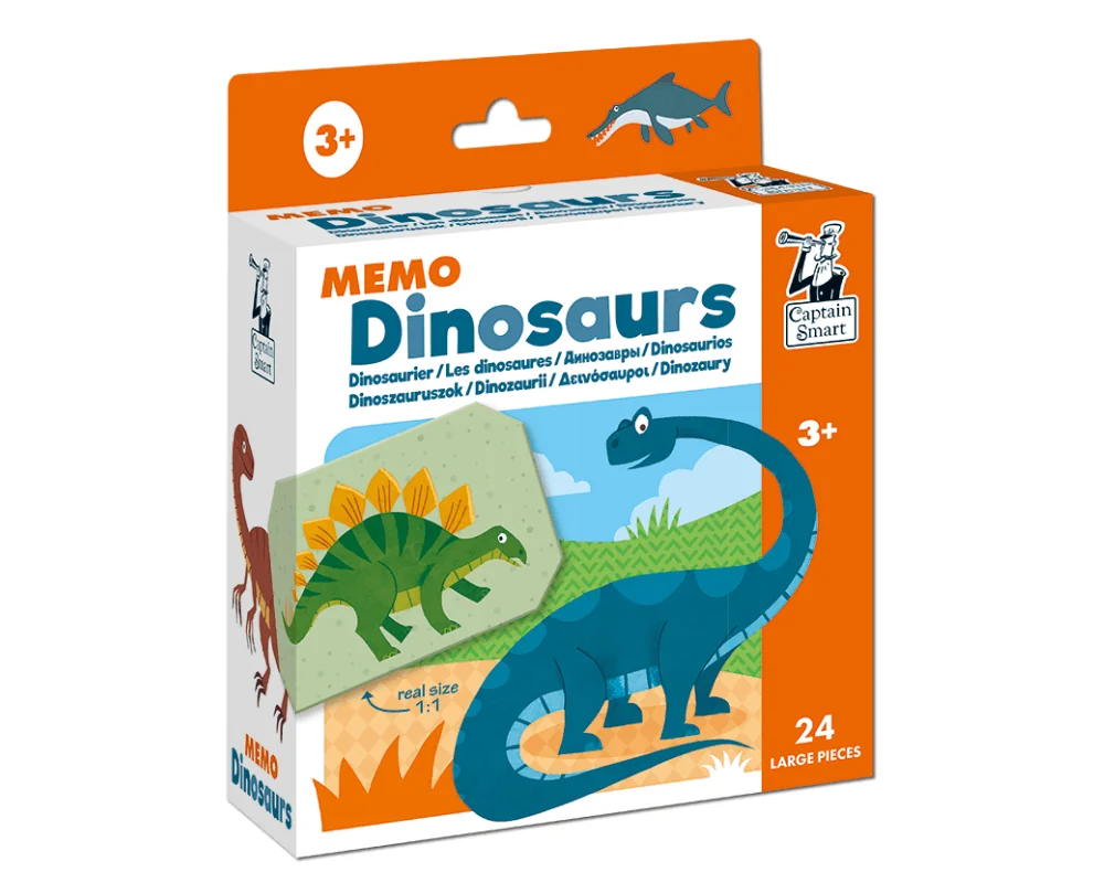 Captain Smart - Pexeso - dinosaury