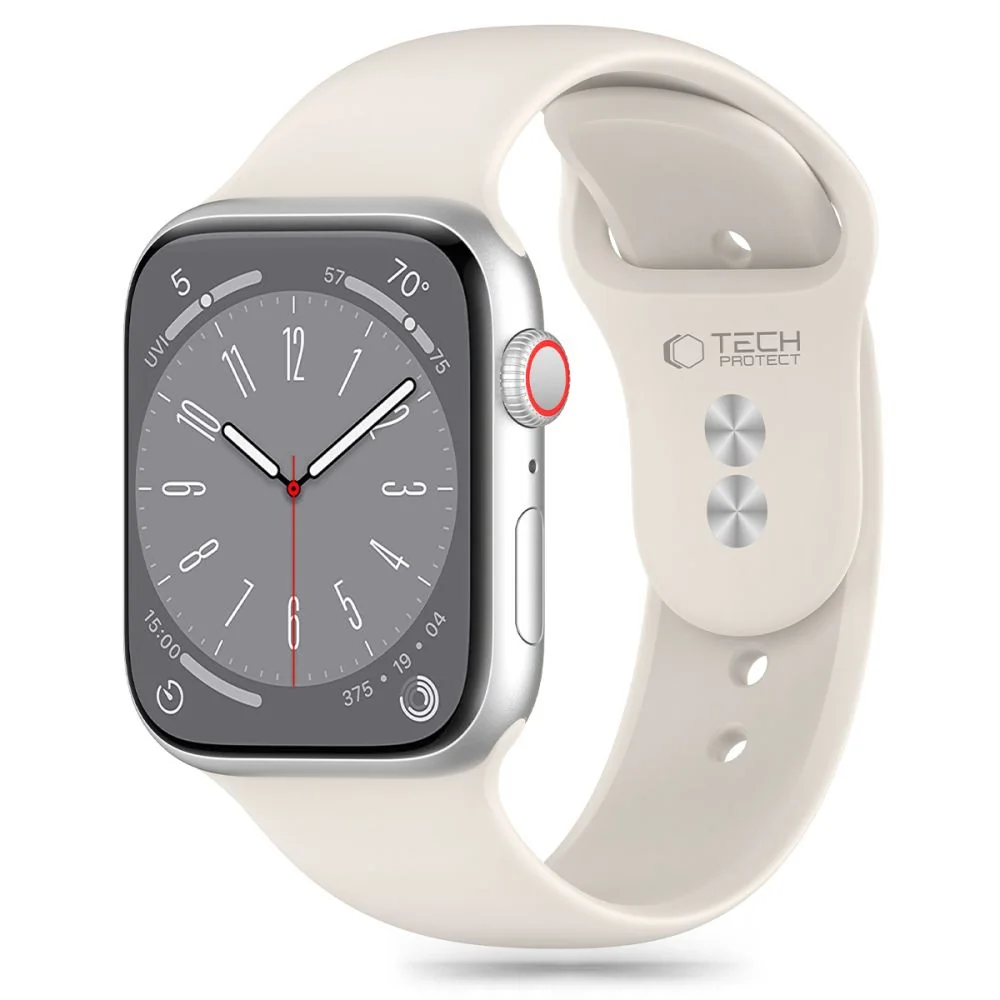Tech-Protect Silicone remienok na Apple Watch 38/40/41mm starlight
