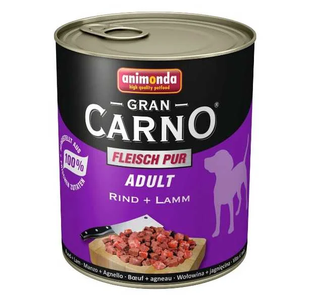 Animonda Grancarno Konzerva - Hovädzie+Jahňa 1×400 g, konzerva pre psy
