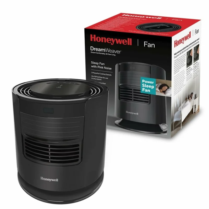 Honeywell HTF400E nočný ventilátor s ružovým šumom a USB