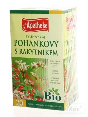 APOTHEKE BIO SELECTION BYL. ČAJ POHÁNKOVÝ S RAKYT. 20×1,5 g (30 g), bylinný čaj