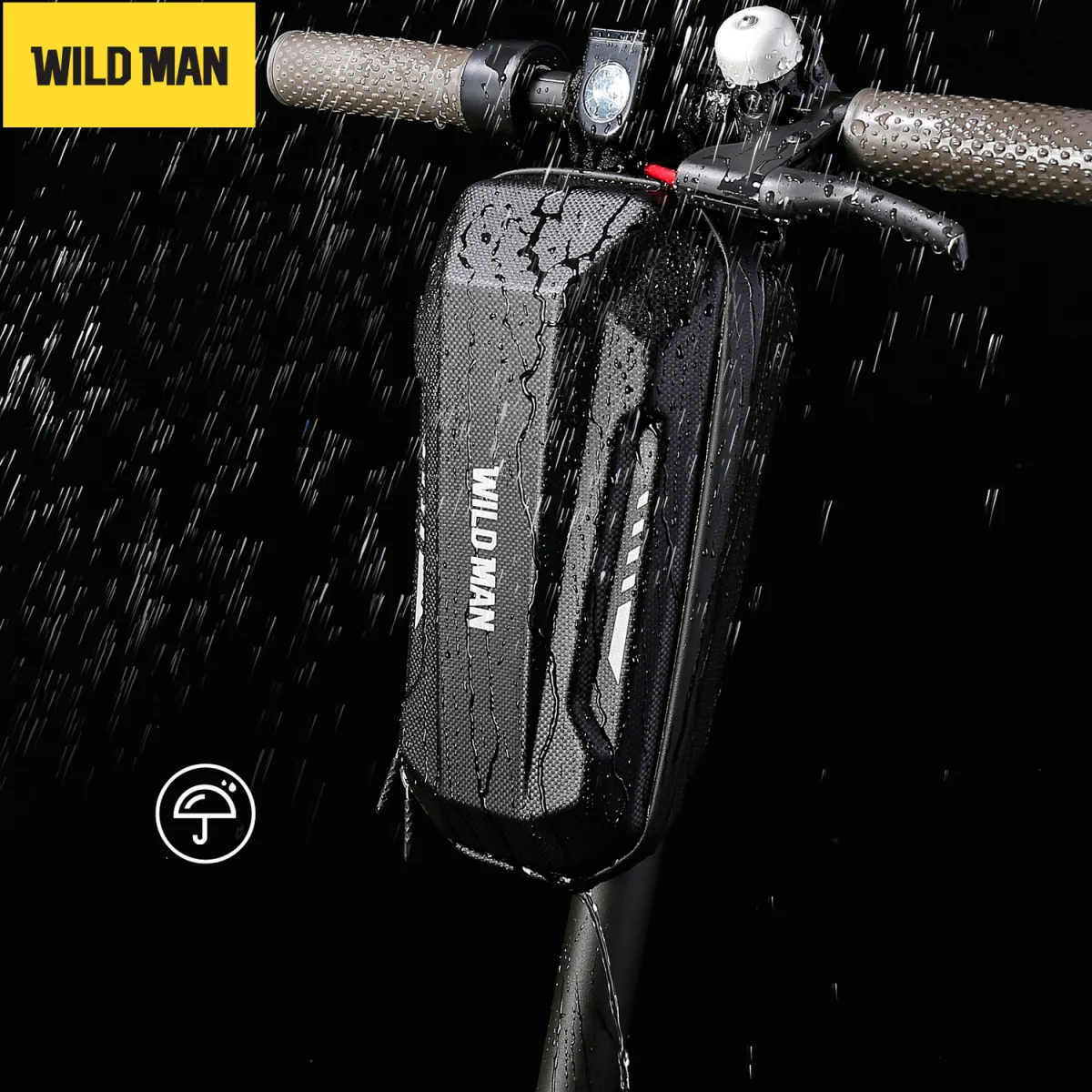 Wild Man GD9 taška na kolobežku 2L, čierna
