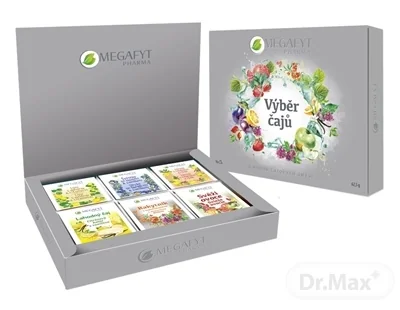 MEGAFYT kazeta Výber čajov 1×62,5 g, 6 druhov po 5 vrecúšok