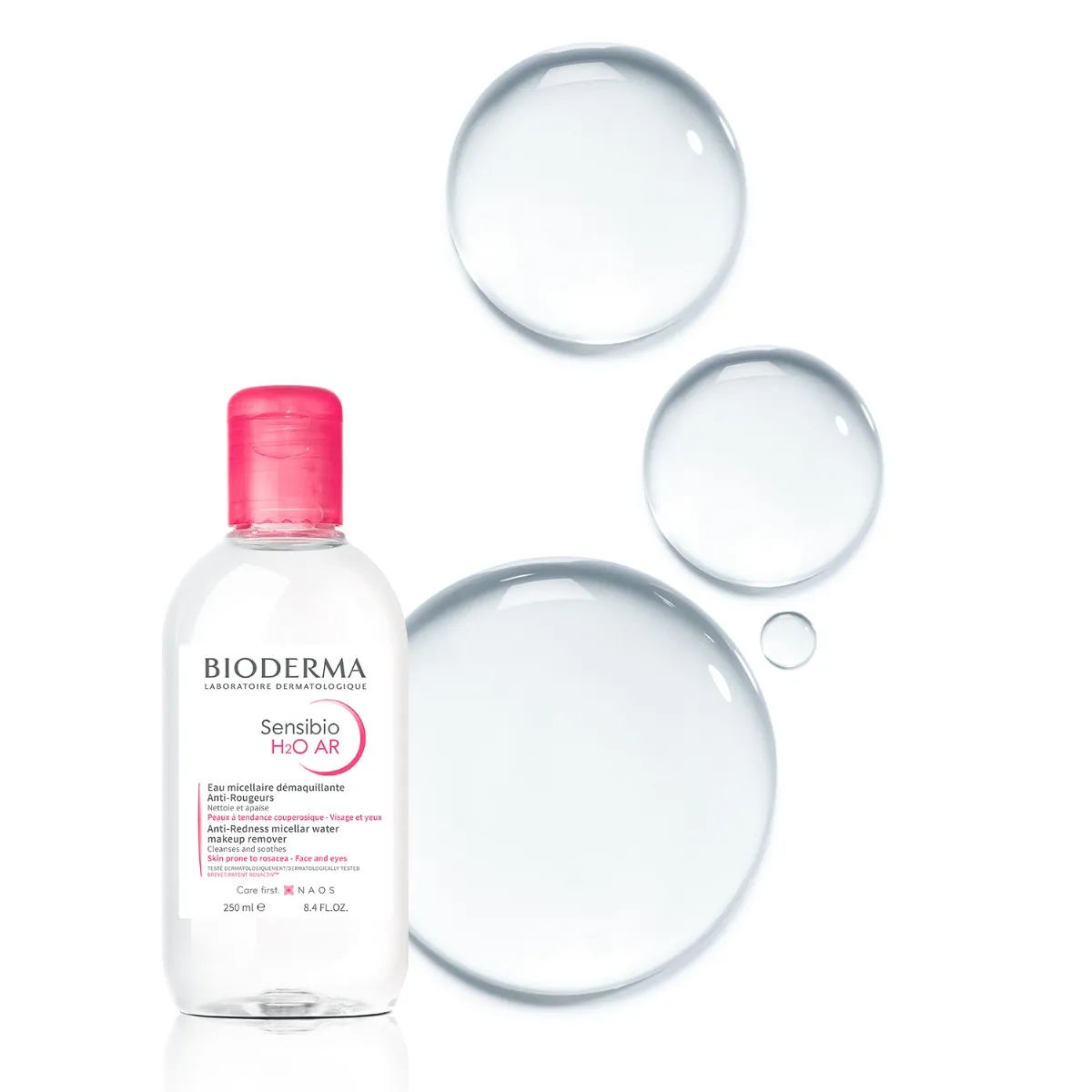 BIODERMA Sensibio H2O micelárna voda na citlivú pleť 1×250 ml, micelárna voda