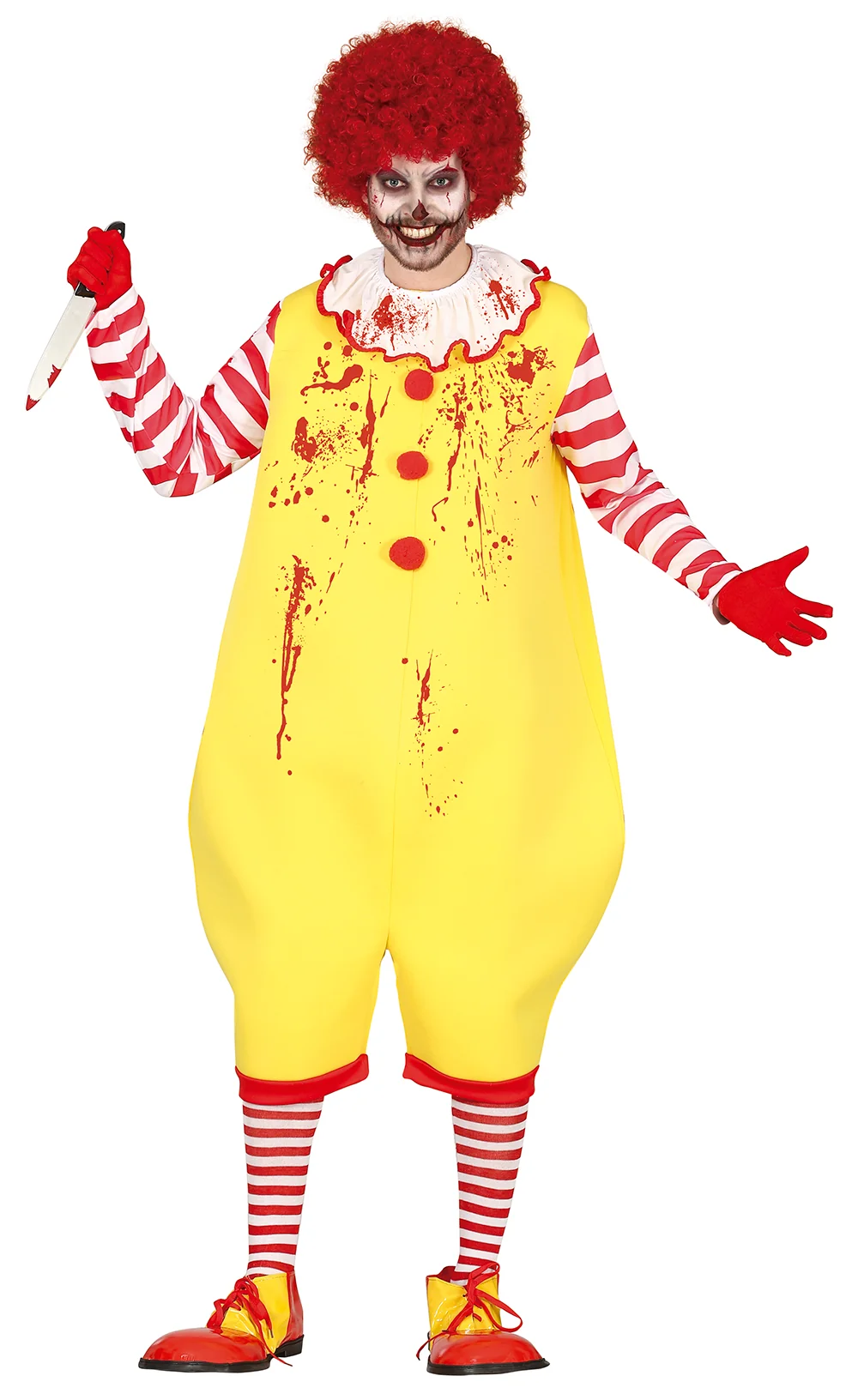 Pánsky kostým Ronald McDonald horror L 52-54