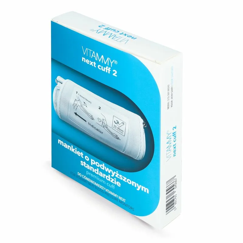 VITAMMY NEXT Náhradná manžeta na tlakomery NEXT, veľkosť 22-40 cm, šedá 1×1 ks, náhradná manžeta na tlakomery