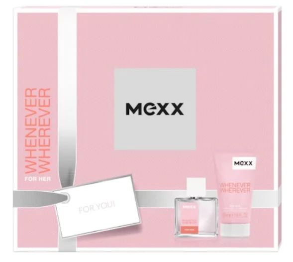 MEXX WHENEVER WHEREVER EDT 30ML+SPR GEL 50ML 1SET 1×1 ks, set