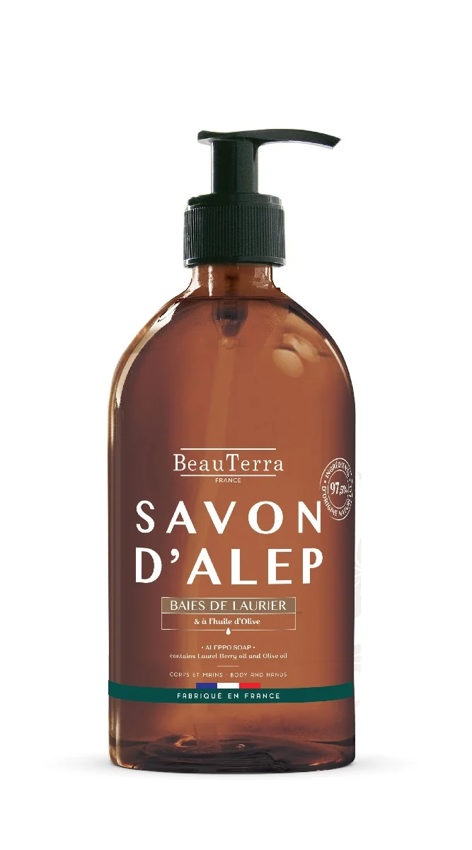 Allepské tekuté mydlo - 500ml 1×500 ml, tekuté mydlo