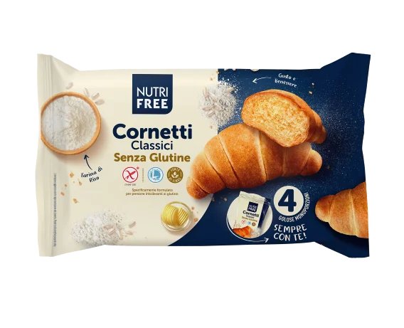 Nutrifree Cornetti classici 1×200 g, maslové rohlíčky