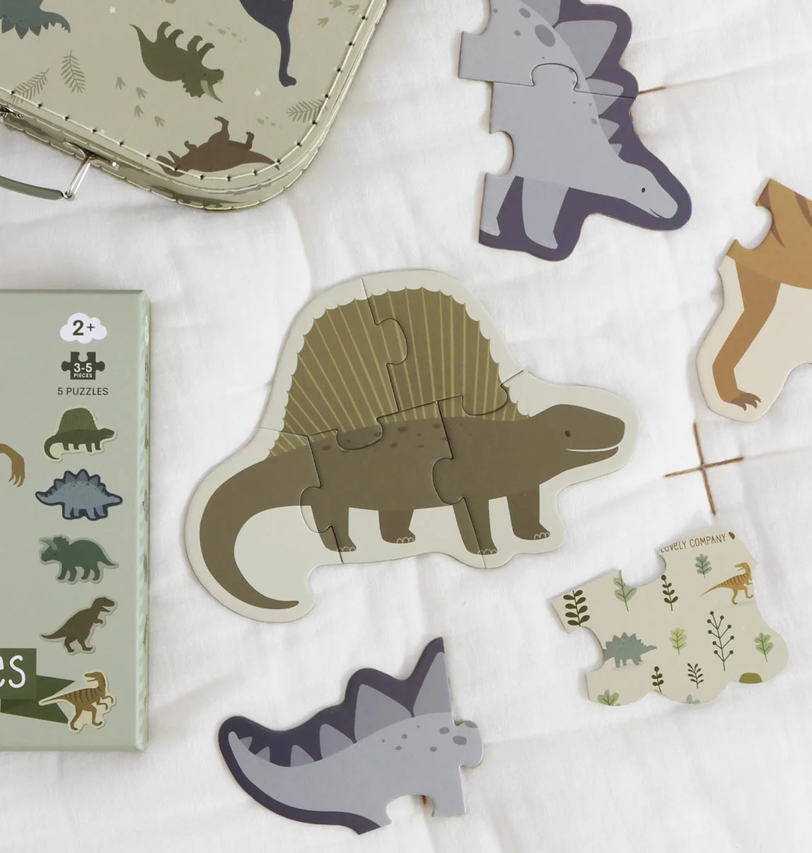 A Little Lovely Company - puzzle s dinosaurami
