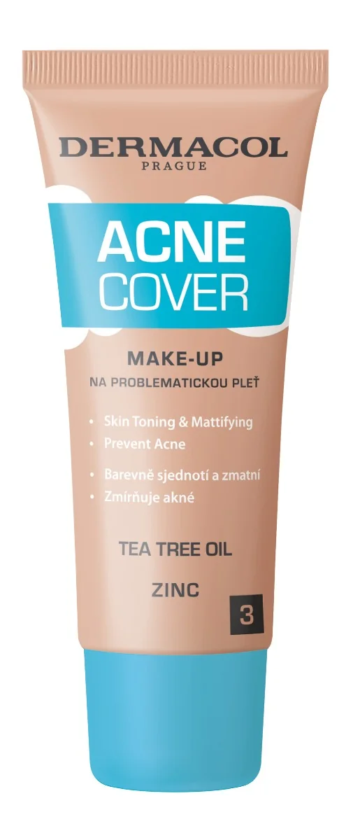 Dermacol Acnecover make-up č.3 1×30 ml, make-up na problematickú pleť