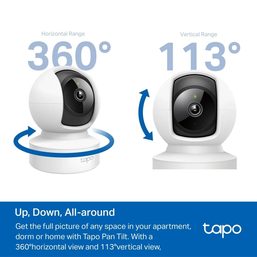Kamera TP-Link Tapo C202 IP, 2MPx FHD, WiFi, prísvit