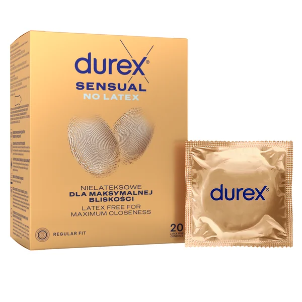 DUREX Sensual No Latex 1×20 ks, kondómy
