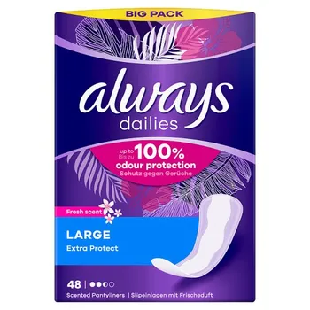 Always Intimky Extra protect Fresh scent Large 1×48 ks