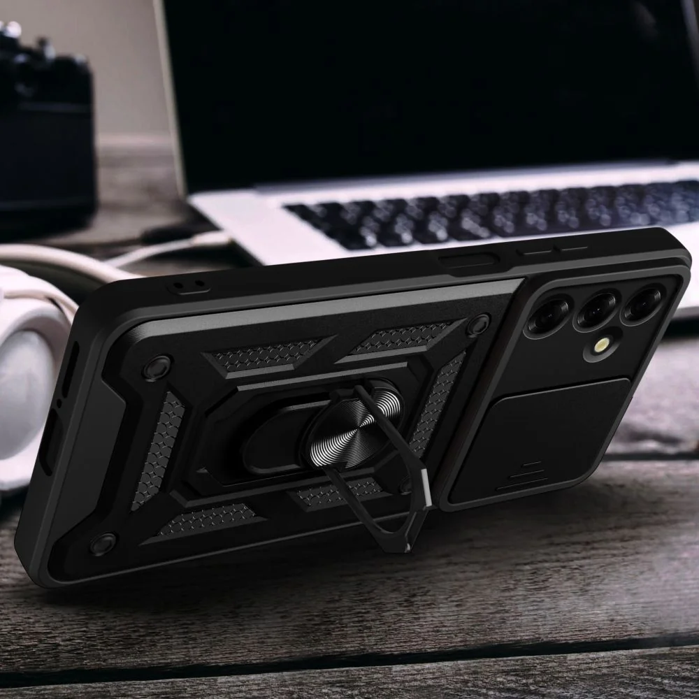 Tech-Protect Camshield kryt na Samsung Galaxy M35 5G, čierny