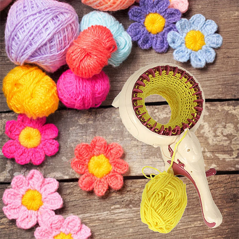 Hračka detský pletací stroj s príslušenstvom DIY KNIT BRAIDING