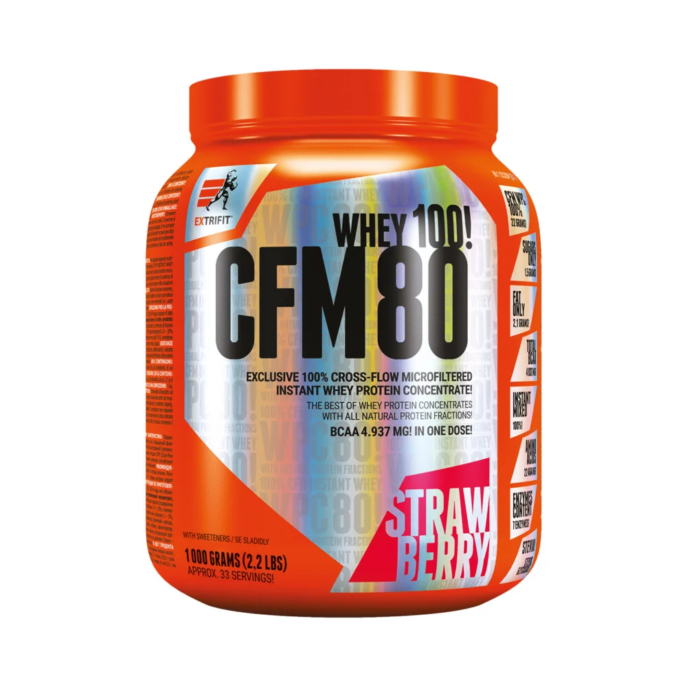 Extrifit CFM Instant Whey 80 1000 g vanilka
