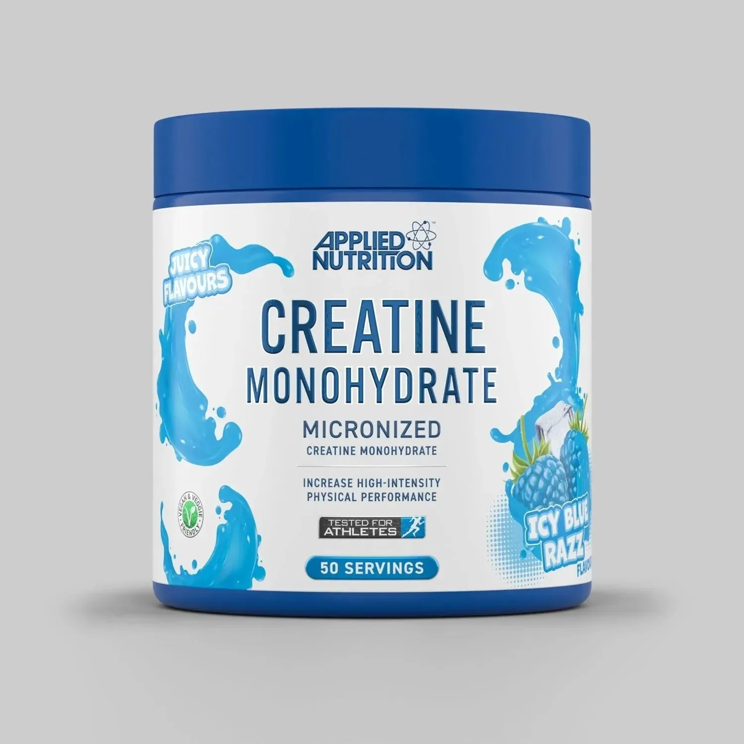 Applied Nutrition CREATINE MONOHYDRATE, 250g - icy blue razz (modrá malina)
