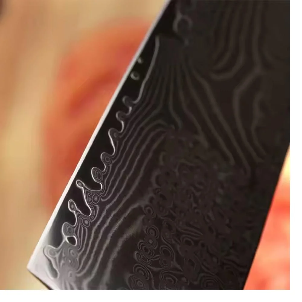 Damaškový kuchynský nôž Takeno Kiritsuke 21 cm, damašková oceľ