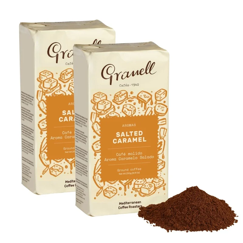 GRANELL Salted Caramel Coffee 2ks 2 x 250g (100% Arabica)