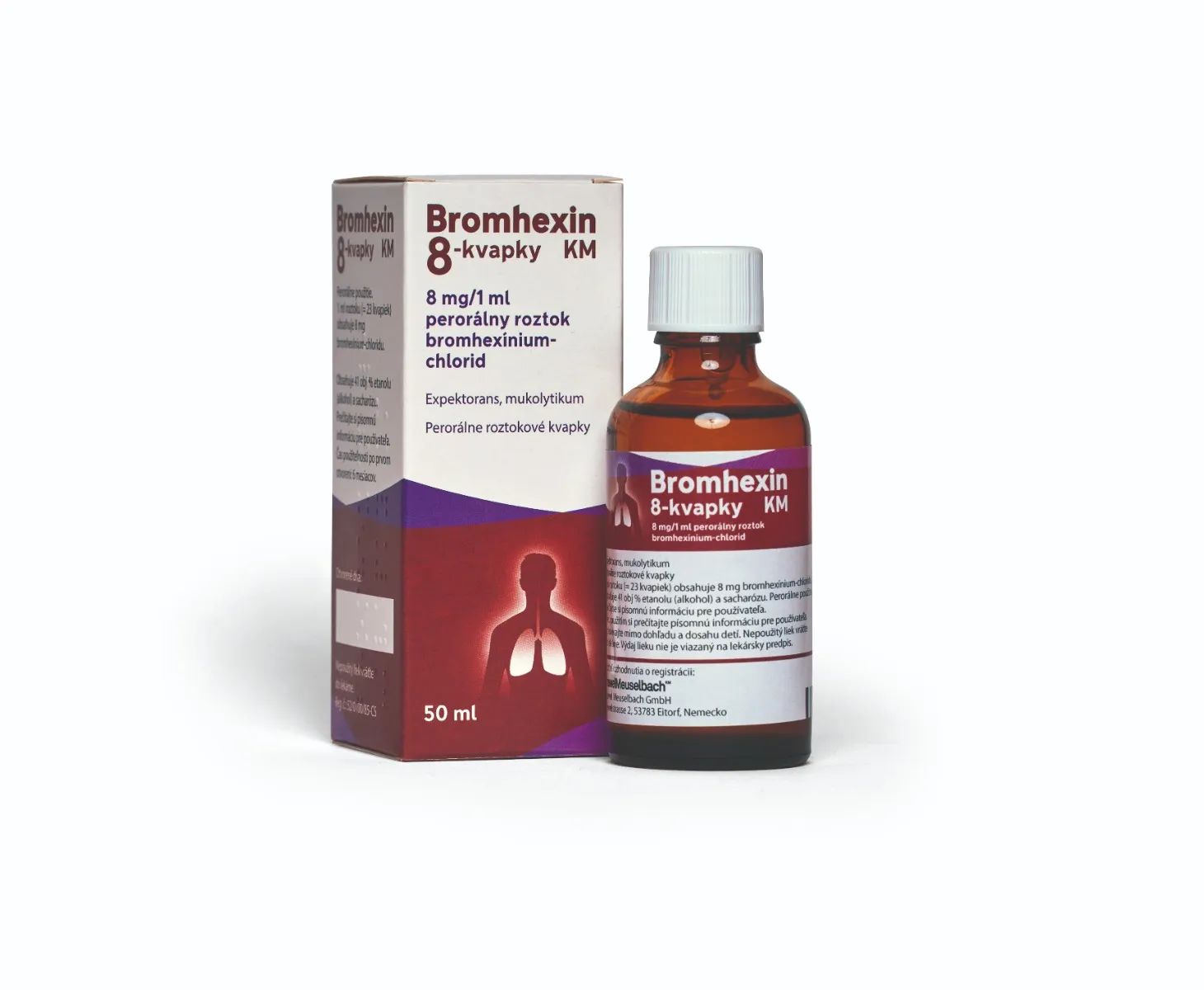 BROMHEXIN 8-KVAPKY KM