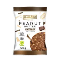 FRANK&OLI Jemná COOKIE Peanut butter - sušienka s arašidovým maslom a čokoládou