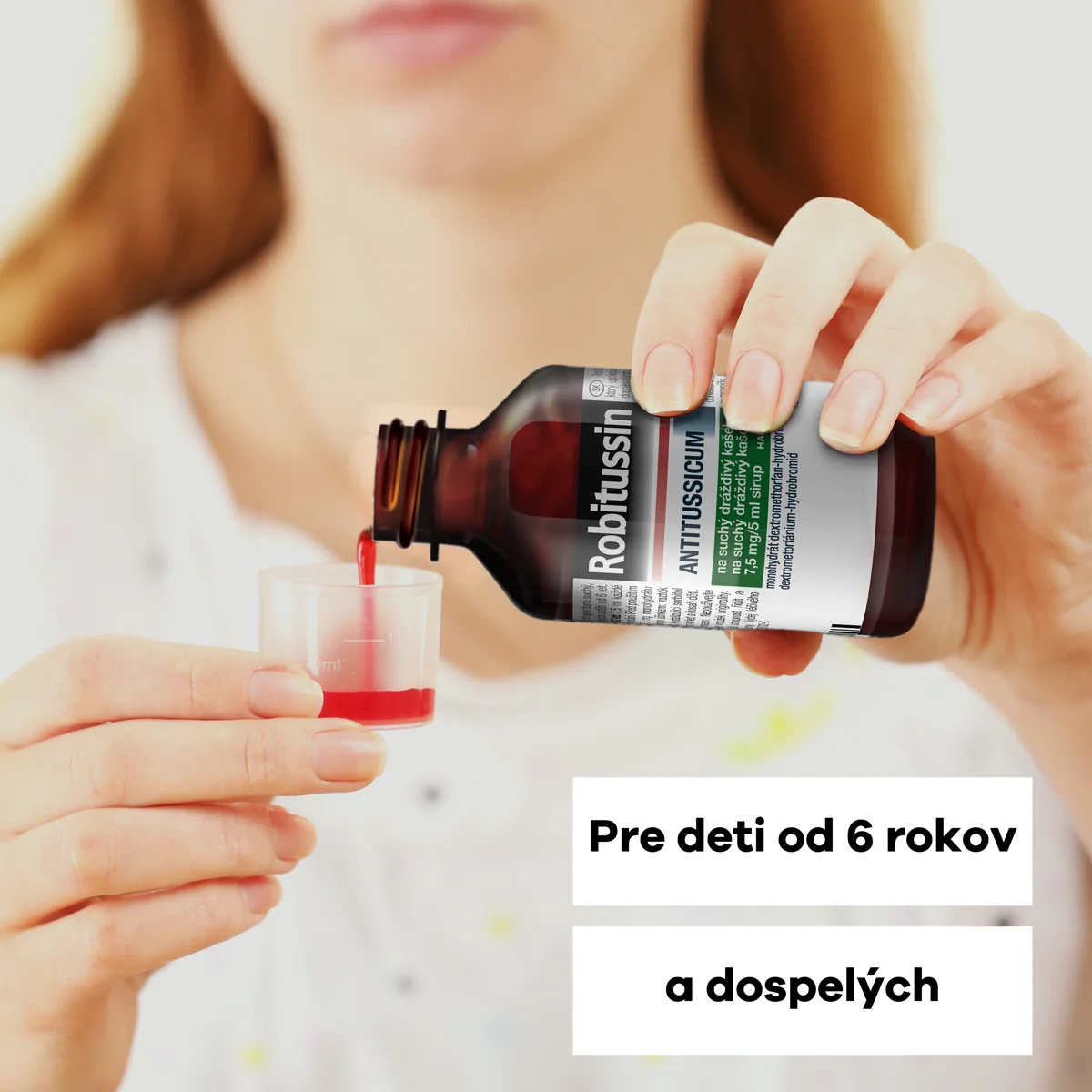 Robitussin Antitussicum sirup 1x100 ml, sirup na suchý kašeľ