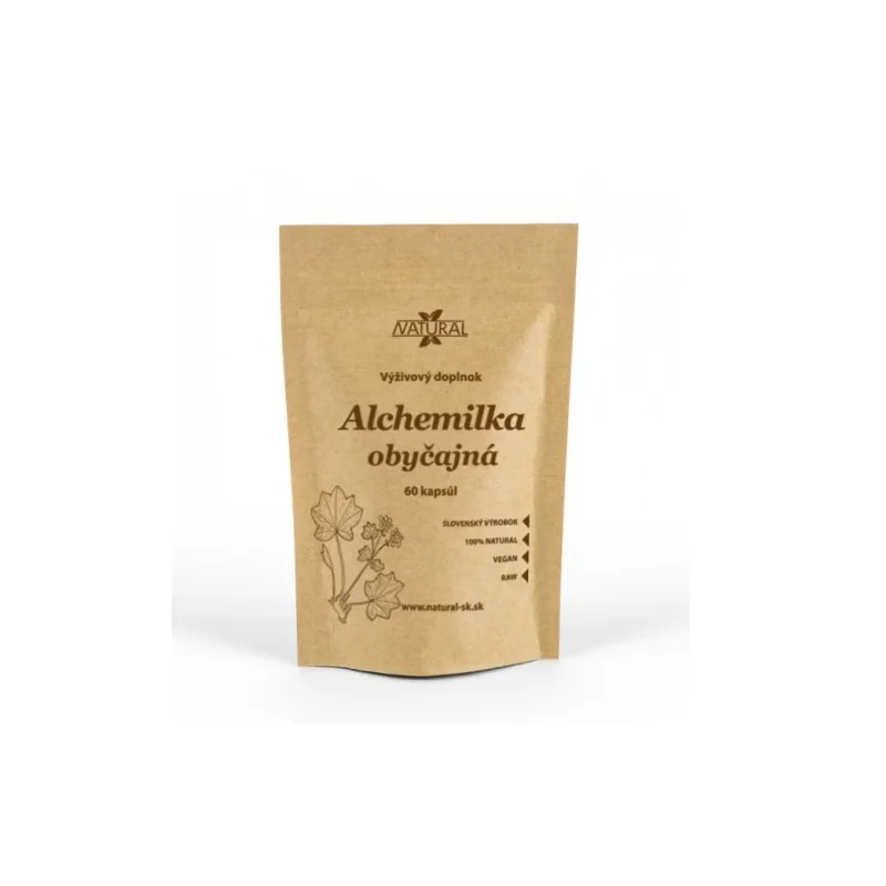 Alchemilka obyčajná - 550 mg - 60 kapsúl