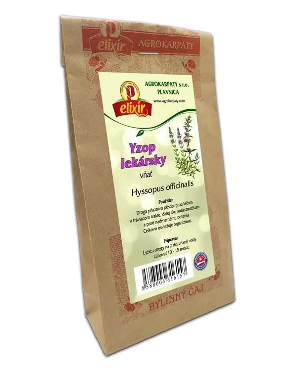 Agrokarpaty Yzop lekársky 30g 1×30 g, sypaný čaj