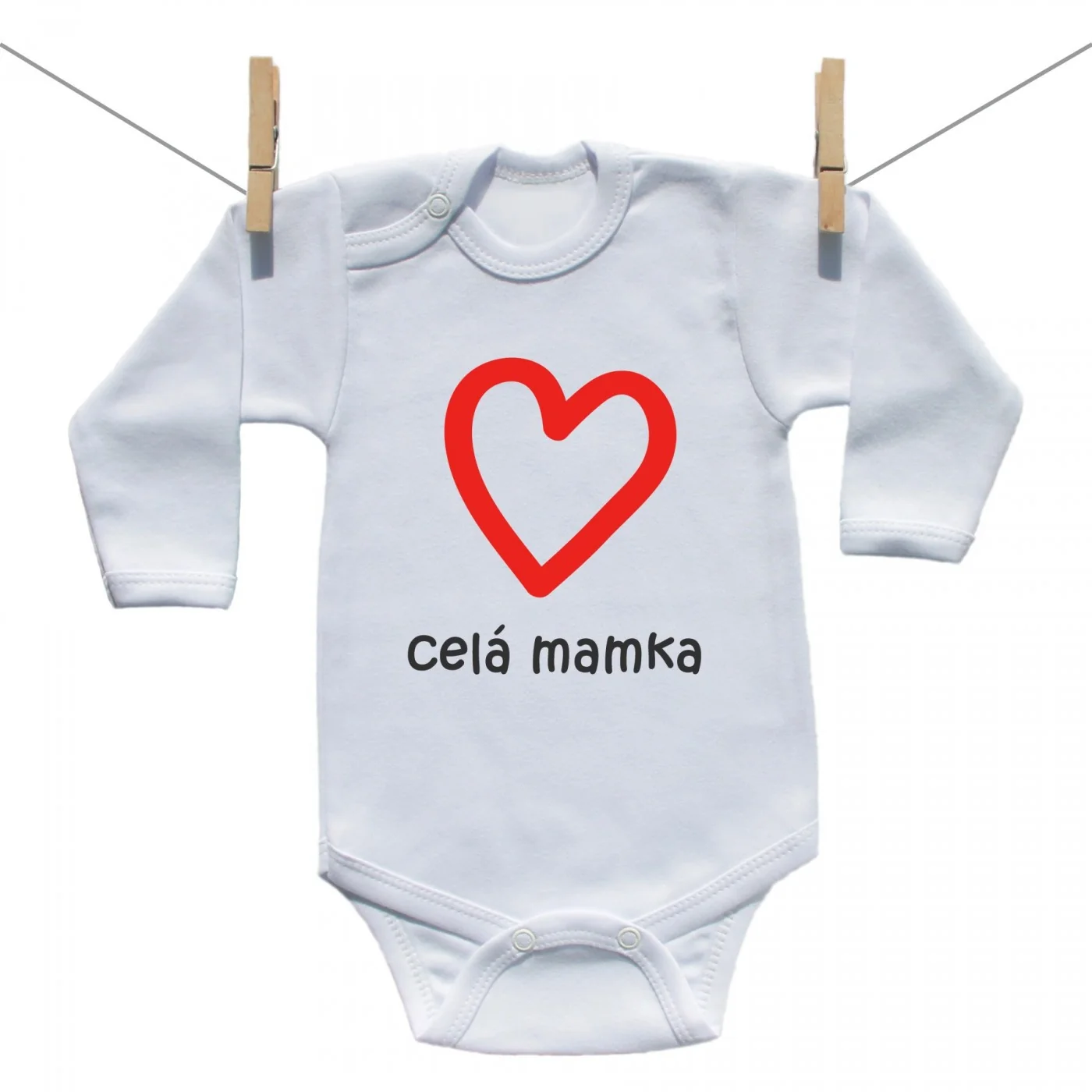 Boodyy Body s dlhým rukávom Celá mamka II. Veľkosť: 80