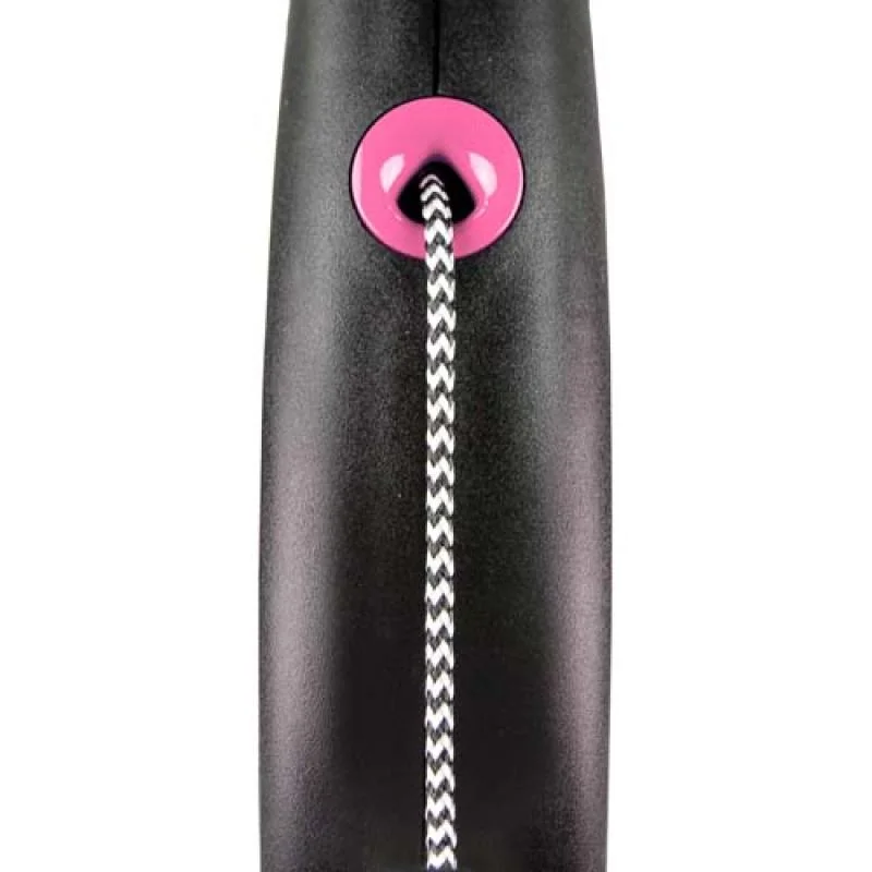 flexi Black Design M lanko 5m ružová do 20kg