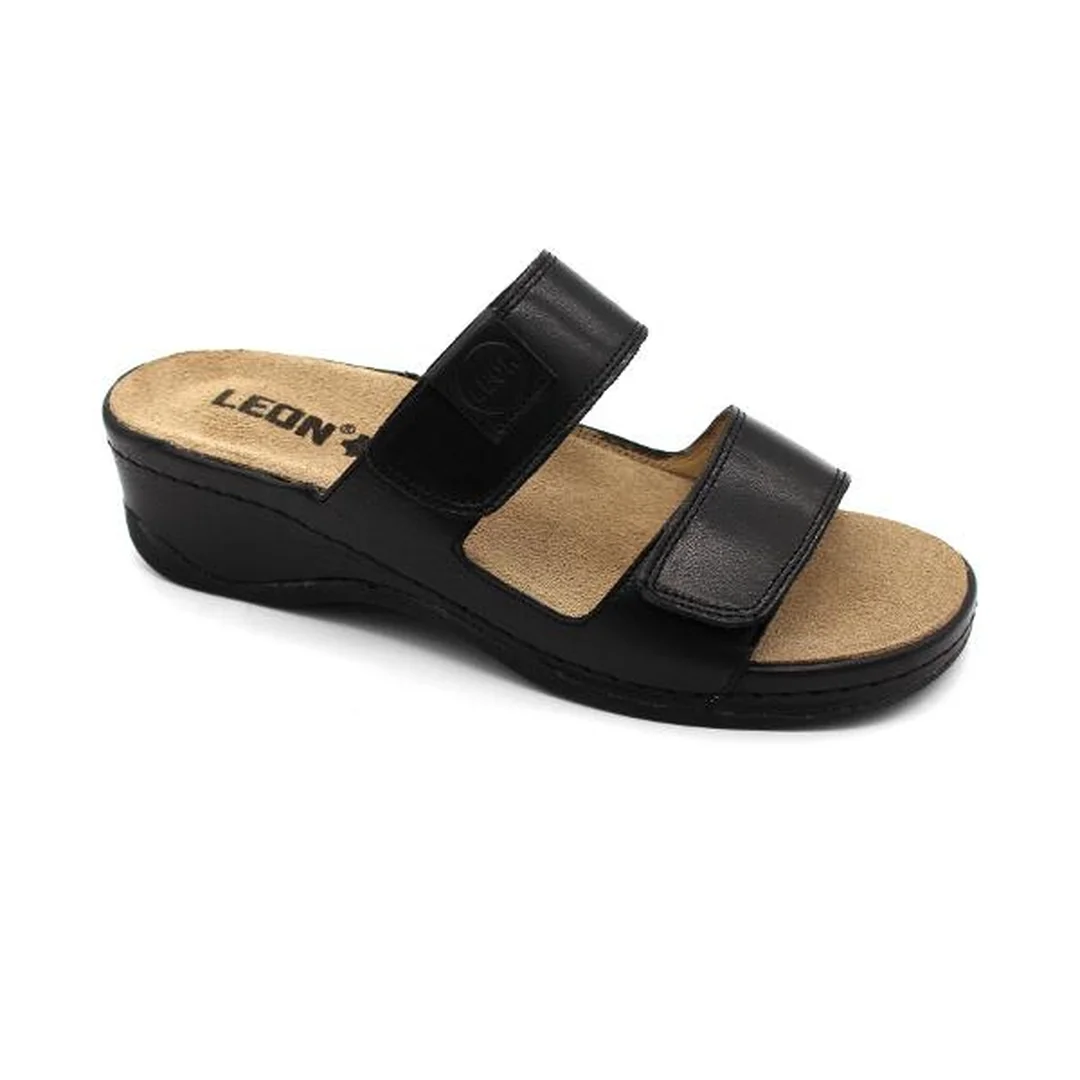 Leon 2020 Dámska zdravotná celokožená obuv s prackou 36 - 23,5cm, biela, 5,0 cm