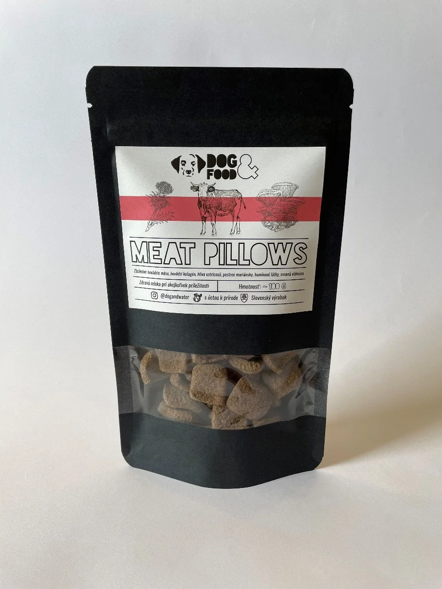 Meat pillows 1×100 g, psia pochúťka