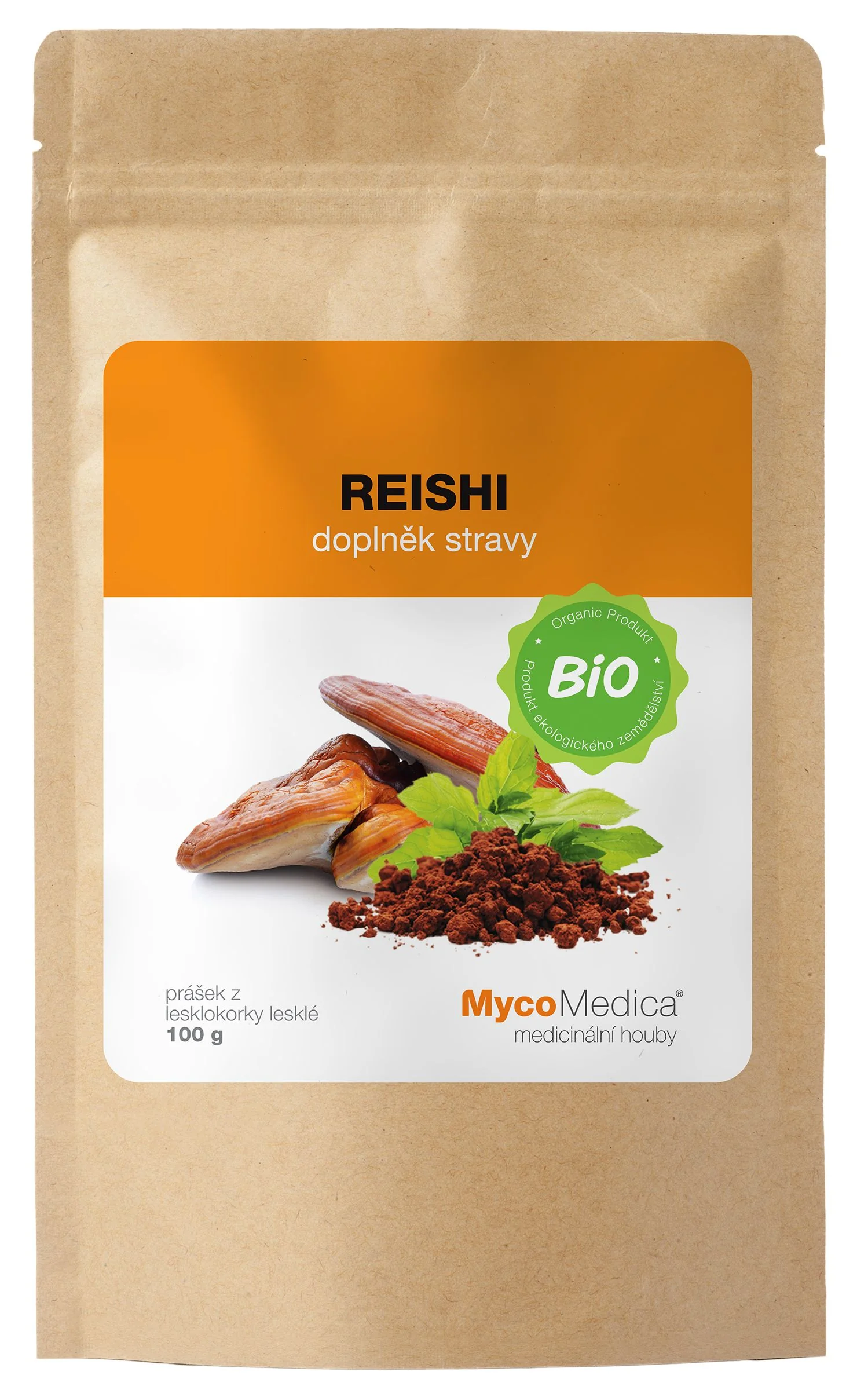 Mycomedica Bio Reishi Plv 100g 1×100 g, výživový doplnok