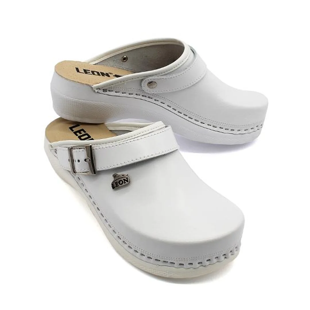 Leon PU101Z Dámska zdravotná celokožená obuv uzavretá 37 - 24cm, čierna, 4,5 cm