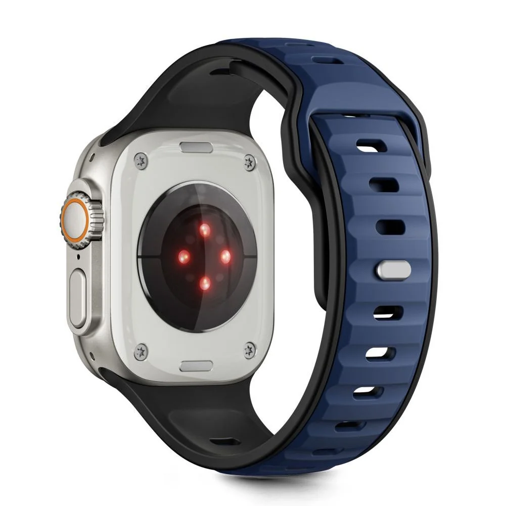 Tech-Protect Iconband Line remienok na Apple Watch 44/45/46/49mm, black/navy k/navy