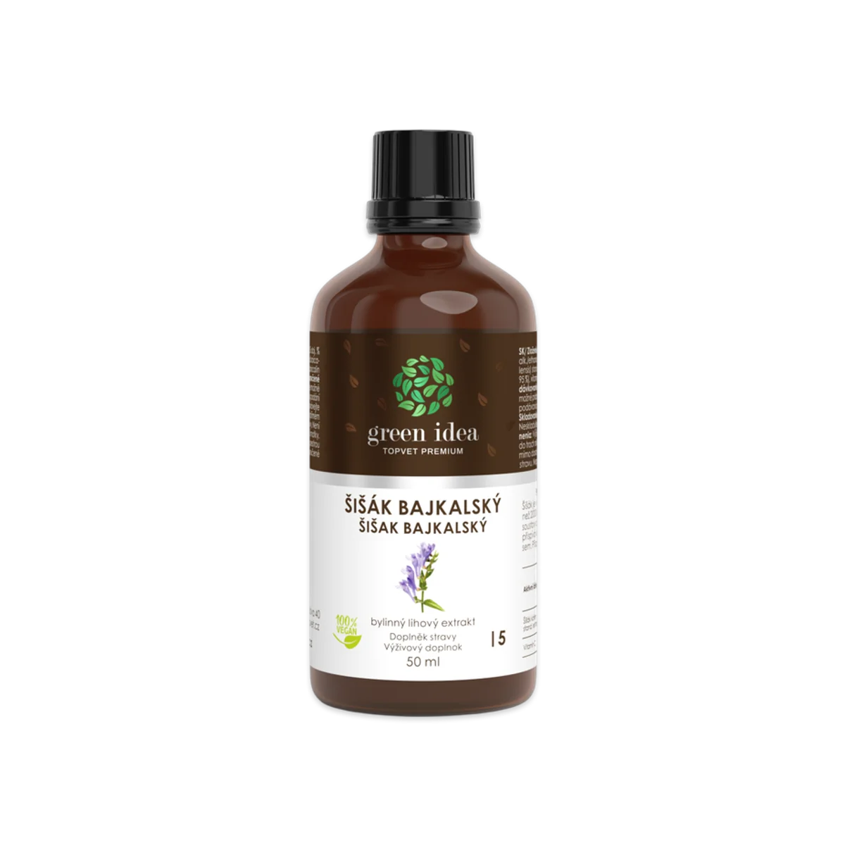 Šišiak tinktúra – kvapky 50 ml – Green idea
