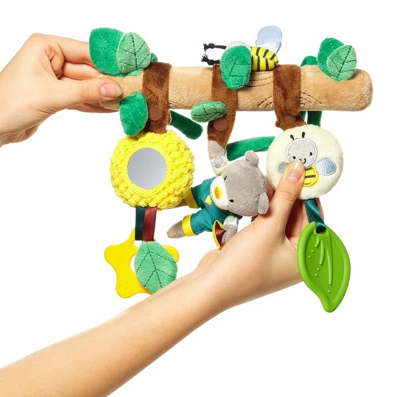BABYONO - Hračka na zavesenie záhradník Teddy 0m+