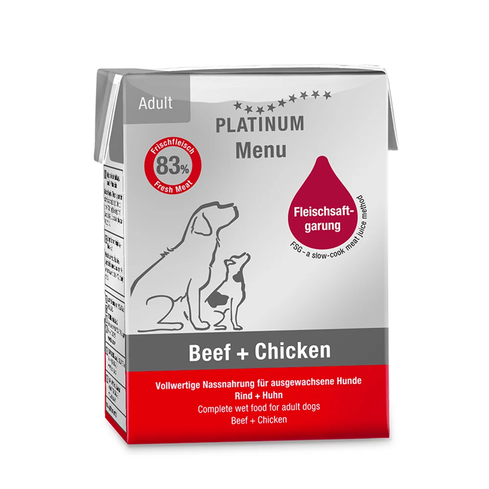 Platinum Menu Beef & Chicken – hovädzie + kuracie 375 g