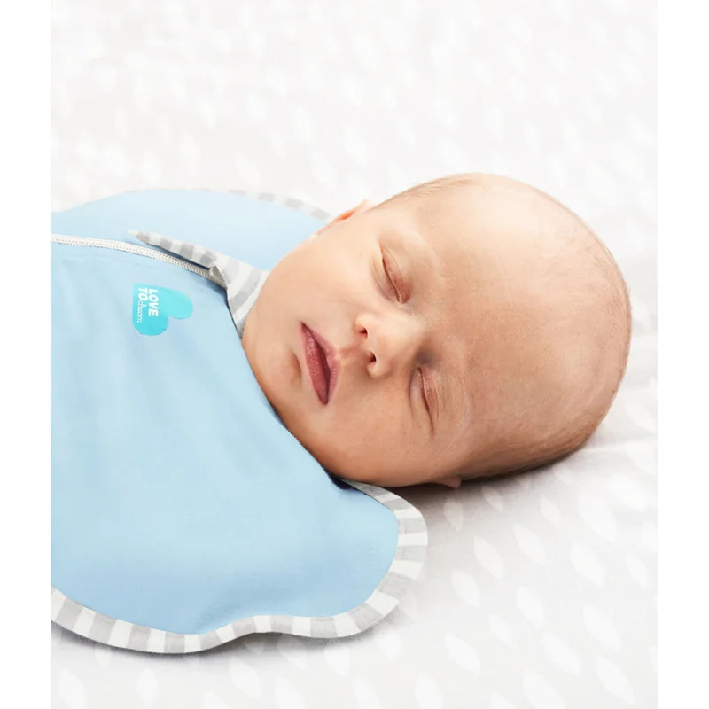 Love To Dream Zavinovačka Swaddle UP Originál veľkosť XS, svetlá modrá, etapa 1, 0,2 TOG, LTD-L1002001STBXS